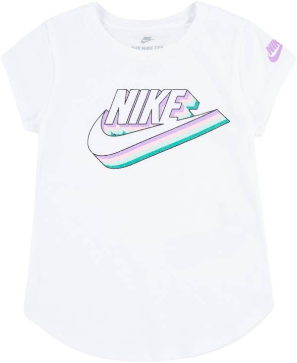 Nike Toddler Girls' GFX Scoop Short Sleeve T-Shirt