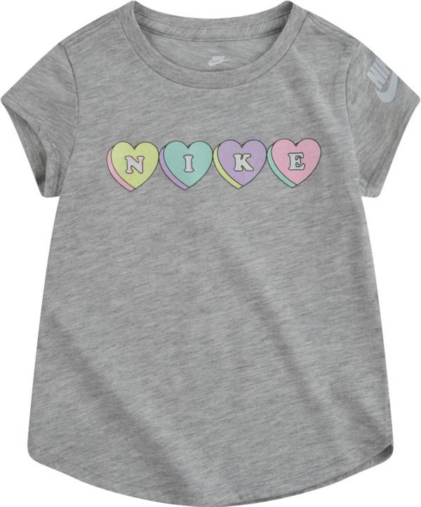 Nike Toddler Girls' Swoosh Heart T-Shirt