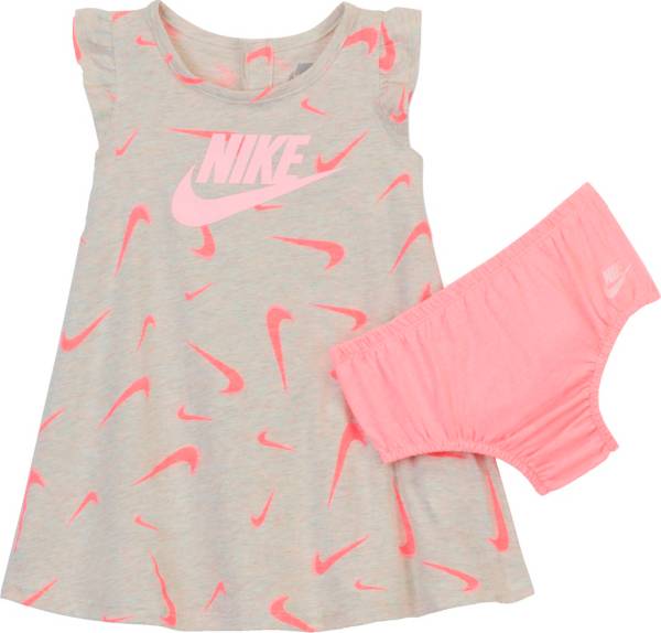 Nike Infant Girls' Swooshfetti Flutter Dress and Diaper Cover Set
