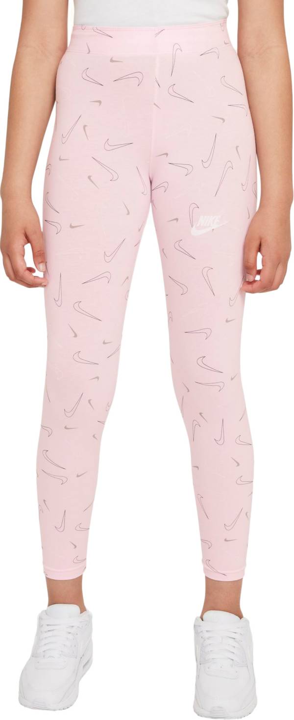 Nike Girls' Sportswear Favorites Swooshfetti Leggings