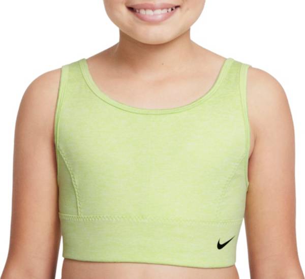 Nike Girls' Dri-FIT Swoosh Luxe Medium Support Sports Bra