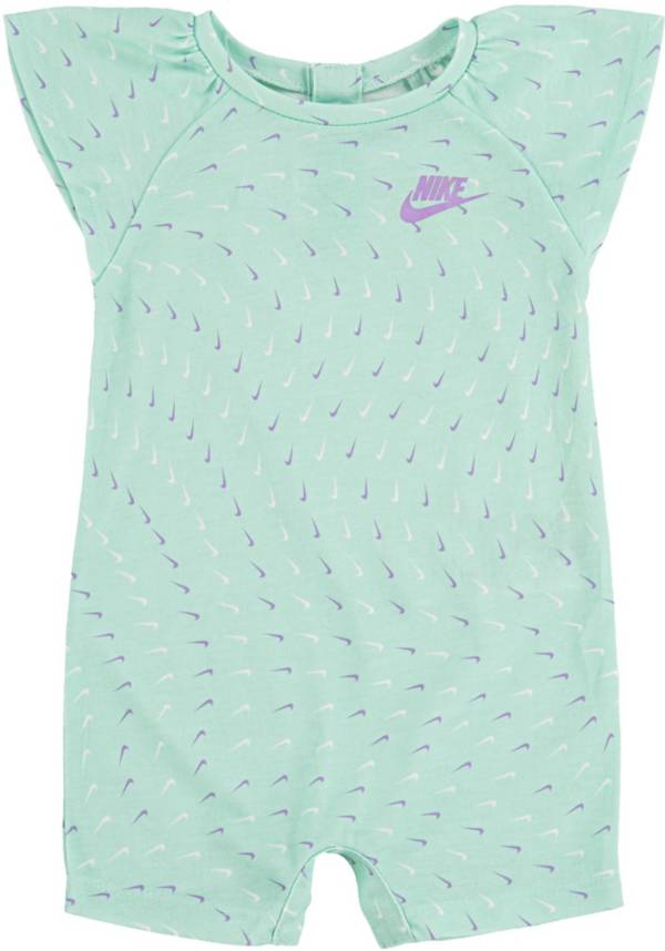 Nike Infant Girls' Swooshwave AOP Romper