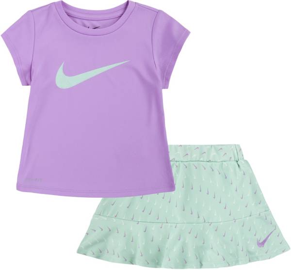 Nike Toddler Girls' Swoosh Wave T-Shirt And Scooter Set