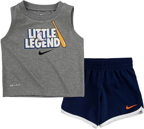 Nike Infant Boys' Little Legend Muscle Tank Top and Shorts Set