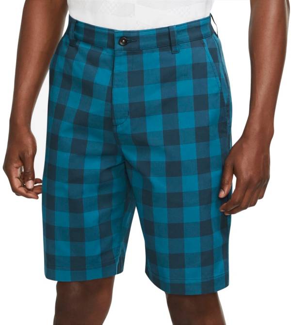 Nike Men's Dri-FIT UV Plaid Chino 10.5" Golf Shorts