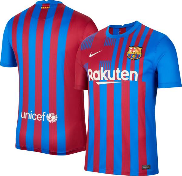 Nike Men's FC Barcelona '21 Breathe Stadium Home Replica Jersey