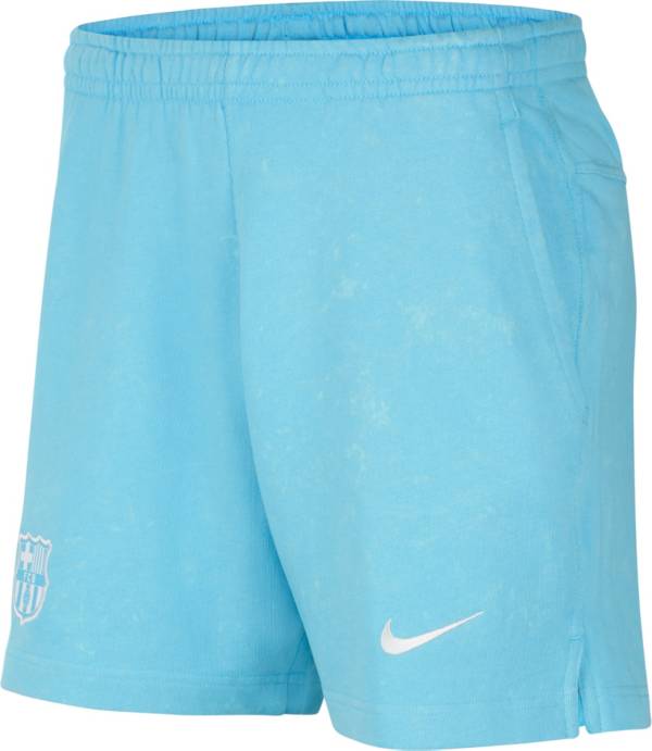 Nike Men's FC Barcelona Beach Wash Blue Shorts