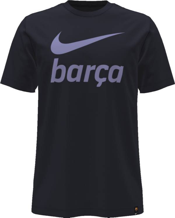 Nike FC Barcelona Swoosh Club Black T-Shirt
