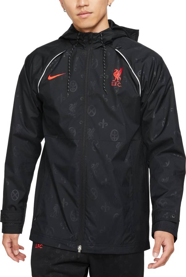 Nike Men's Liverpool FC Grey AWF GX Jacket