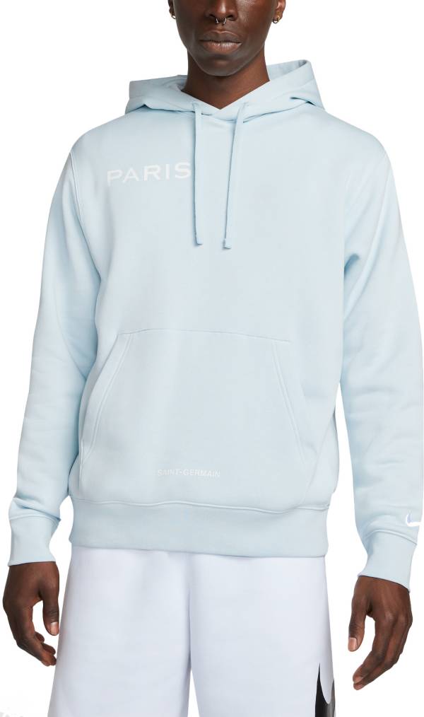 Nike Paris Saint-Germain Club Grey Pullover Hoodie