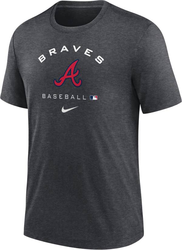 Nike Men's Atlanta Braves Gray Early Work T-Shirt