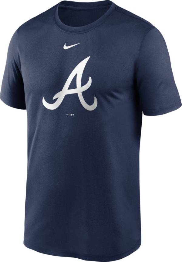 Nike Men's Atlanta Braves Navy Dri-FIT Logo Legend T-Shirt