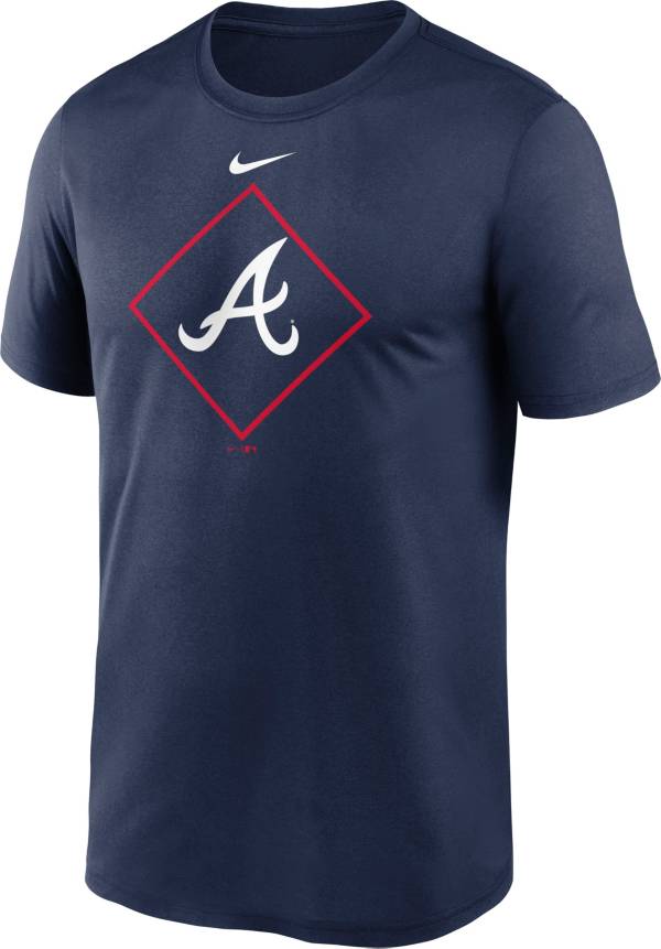 Nike Men's Atlanta Braves Navy Legend Icon T-Shirt