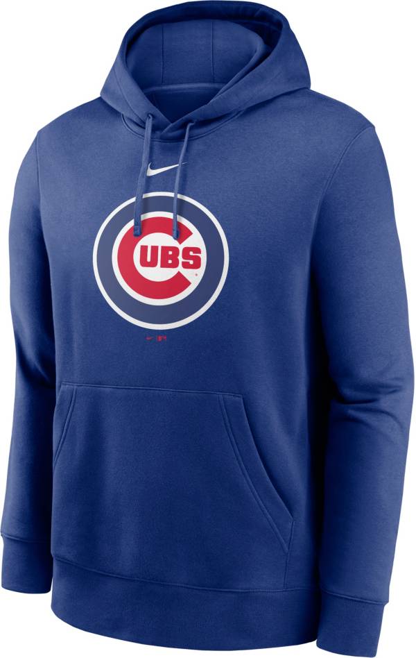 Nike Men's Chicago Cubs Blue Club Fleece Hoodie