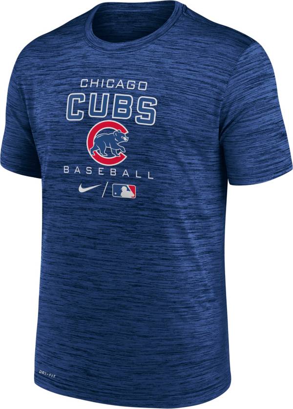 Nike Men's Chicago Cubs Blue Legend Velocity T-Shirt product image