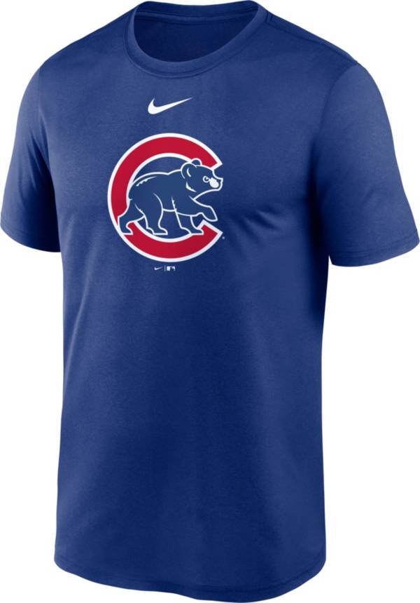 Nike Men's Chicago Cubs Blue Alternate Logo T-Shirt