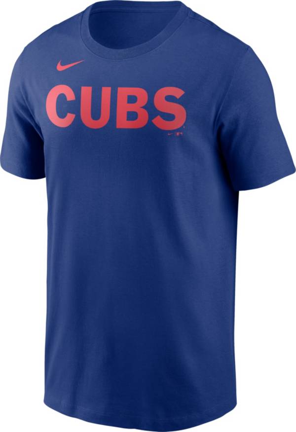 Nike Men's Chicago Cubs Blue Wordmark Legend T-Shirt product image