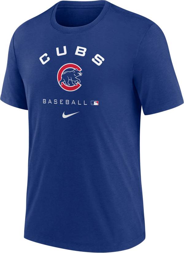 Nike Men's Chicago Cubs Blue Early Work T-Shirt