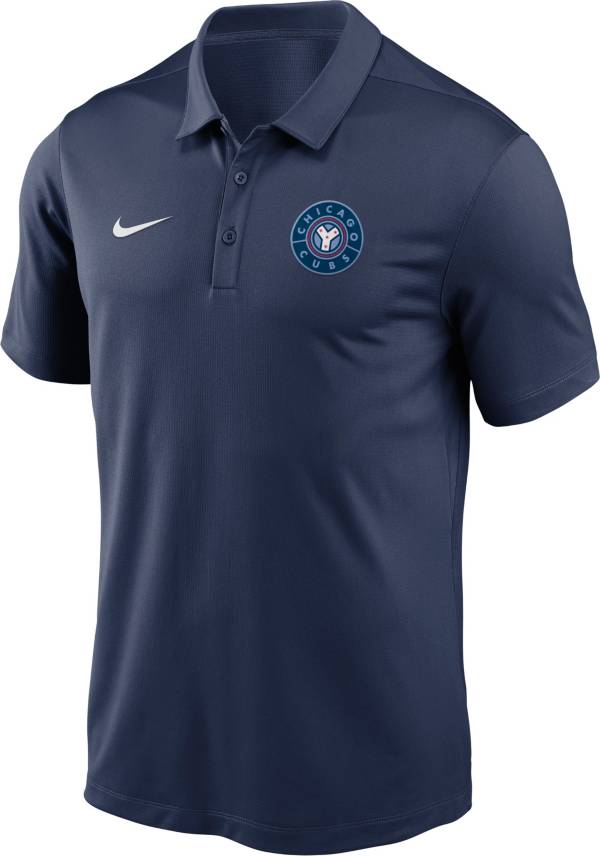 Nike Men's Chicago Cubs Navy 2021 City Connect Franchise Polo