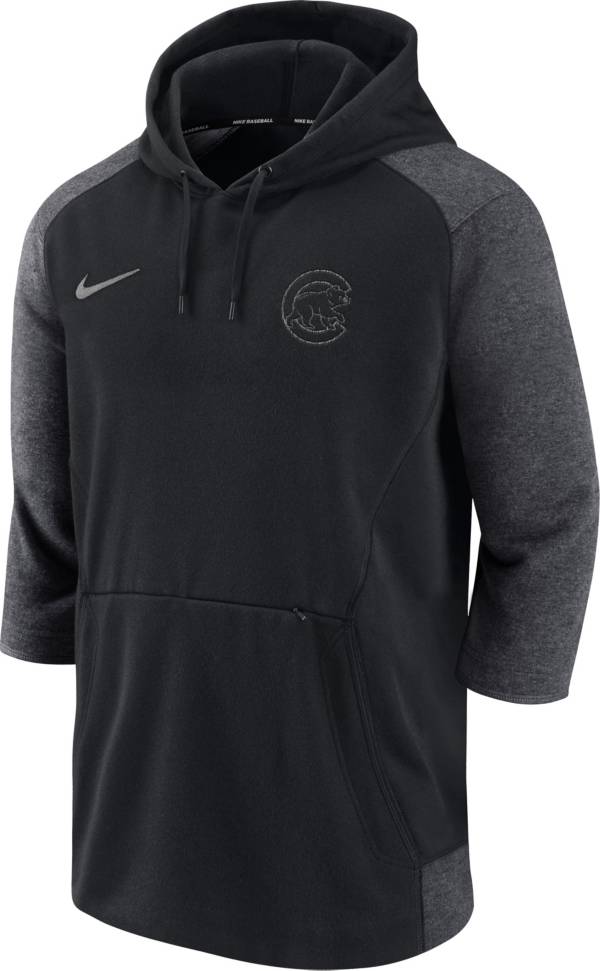 Nike Men's Chicago Cubs Gray ¾ Flux Hoodie