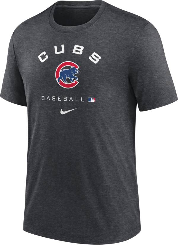 Nike Men's Chicago Cubs Gray Early Work T-Shirt