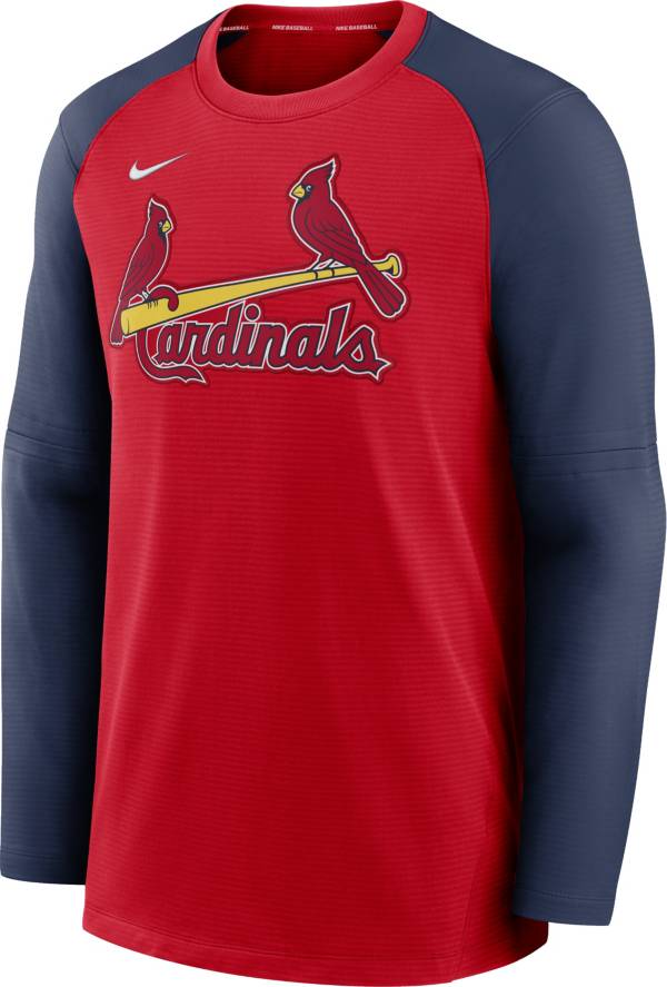 Nike Men's St. Louis Cardinals Red Authentic Collection Pre-Game Long Sleeve T-Shirt