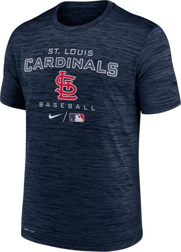 Nike Men's St. Louis Cardinals Navy Legend Velocity T-Shirt
