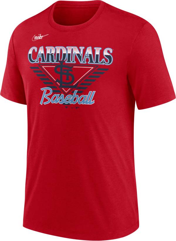 Nike Men's St. Louis Cardinals Red Cooperstown Rewind T-Shirt