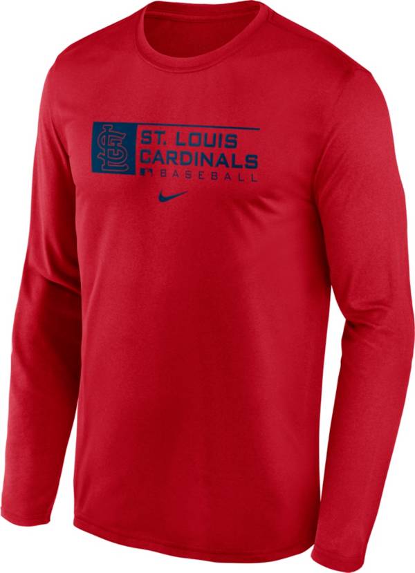 Nike Men's St. Louis Cardinals Red Legend Issue Long Sleeve T-Shirt