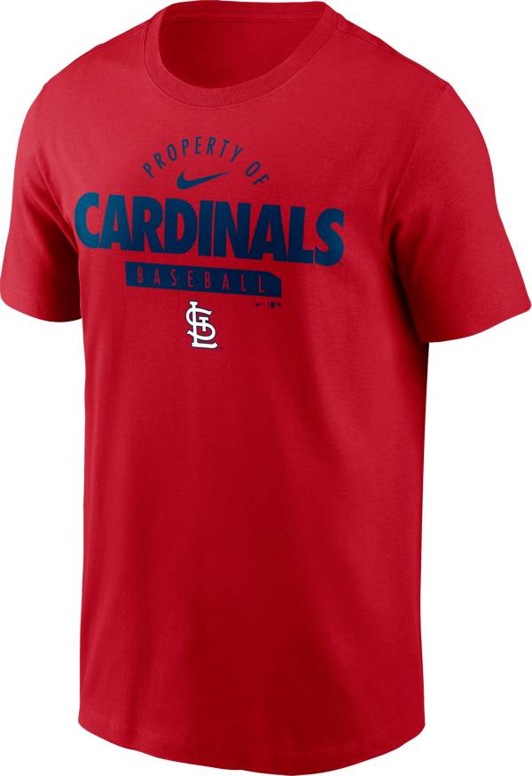 Nike Men's St. Louis Cardinals Red ‘Property Of' T-Shirt