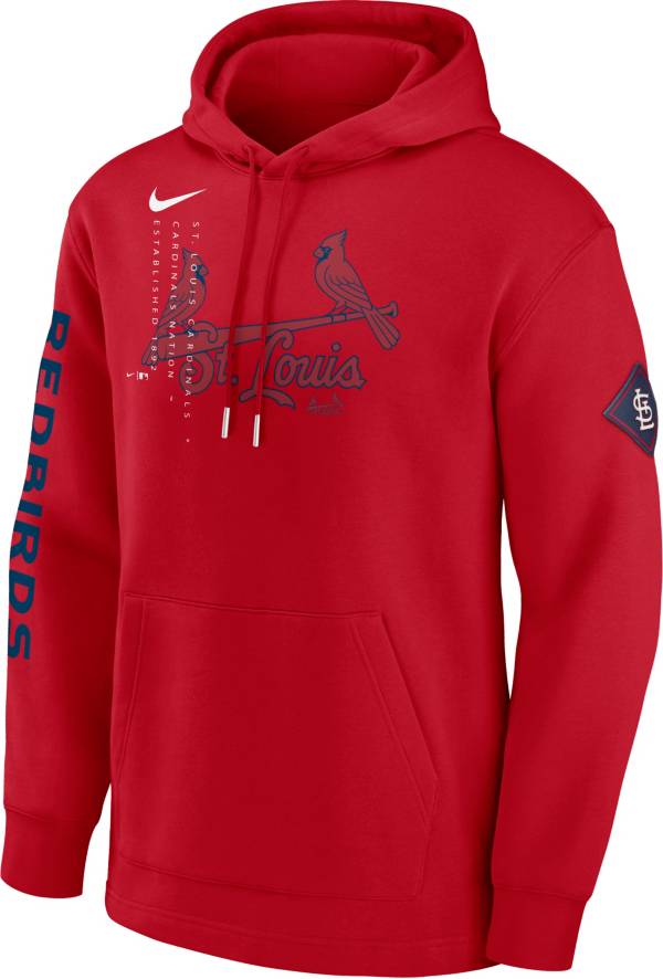 Nike Men's St. Louis Cardinals Red Reflection Fleece Pullover Hoodie