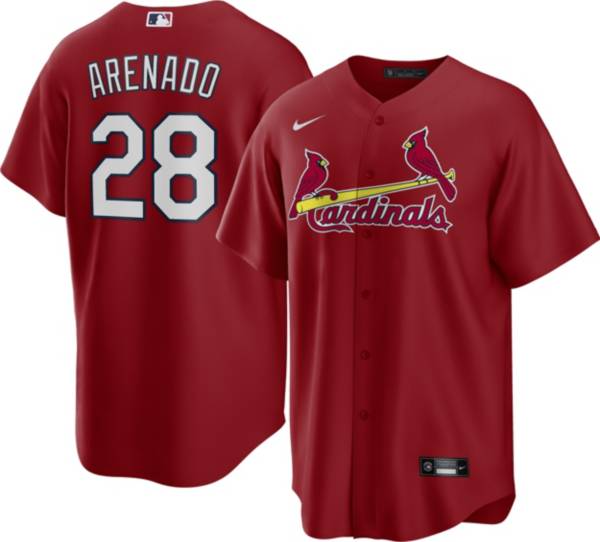 Nike Men's St. Louis Cardinals Nolan Arenado #28 Red Replica Cool Base Jersey