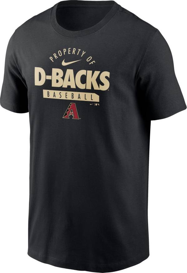 Nike Men's Arizona Diamondbacks Black ‘Property Of' T-Shirt