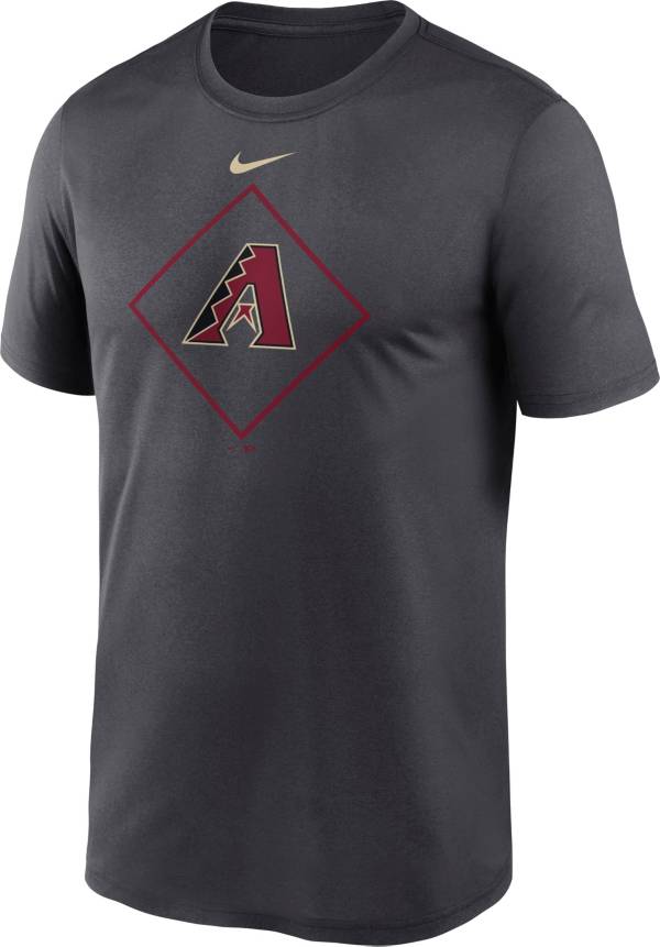 Nike Men's Arizona Diamondbacks Charcoal Legend Icon T-Shirt