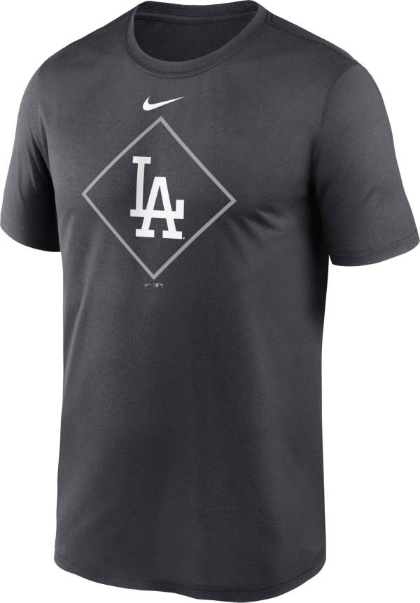 Nike Men's Los Angeles Dodgers Charcoal Legend Icon T-Shirt