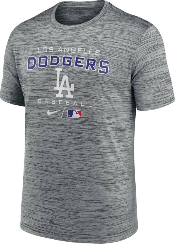 Nike Men's Los Angeles Dodgers Gray Legend Velocity T-Shirt