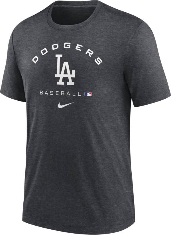 Nike Men's Los Angeles Dodgers Gray Early Work T-Shirt