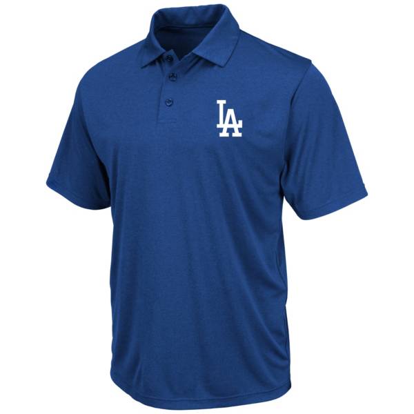 Nike Men's Big and Tall Los Angeles Dodgers Royal Birdseye Polo