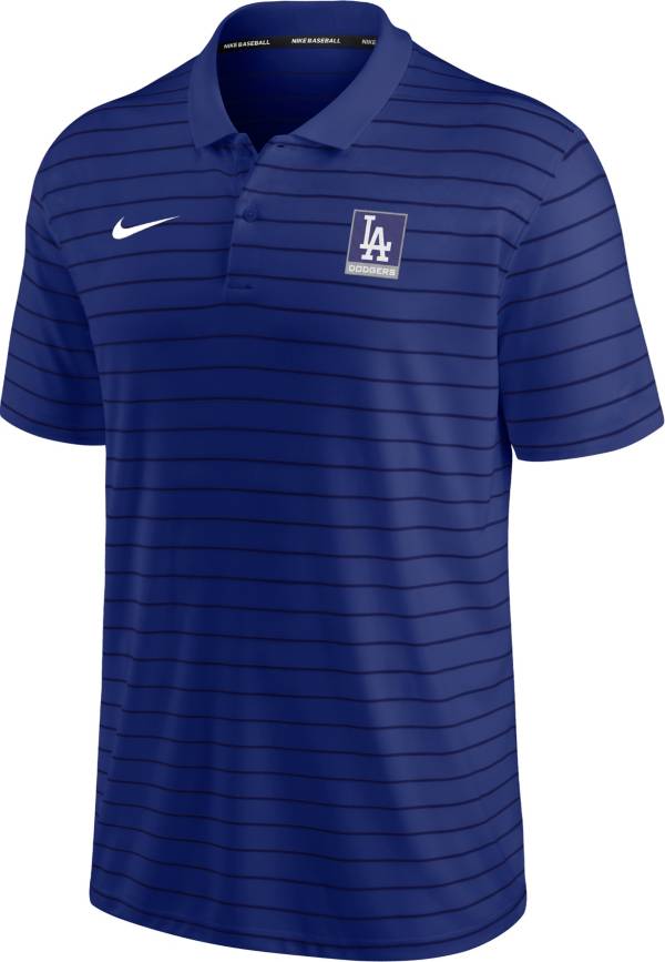 Nike Men's Los Angeles Dodgers Royal Striped Polo