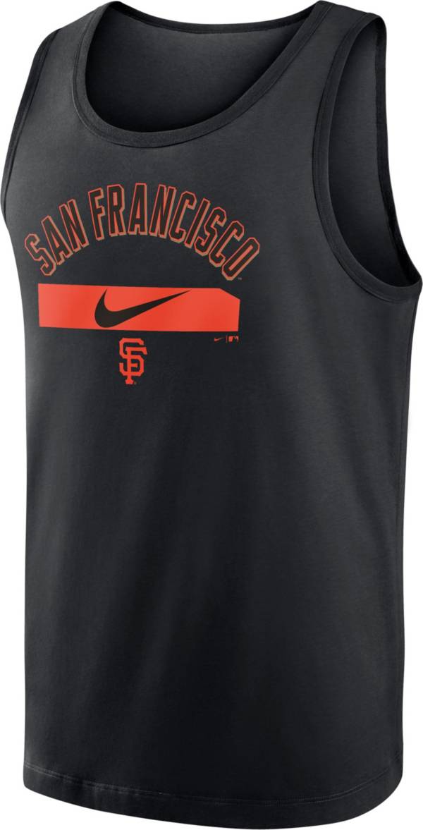 Nike Men's San Francisco Giants Black Cotton Tank Top