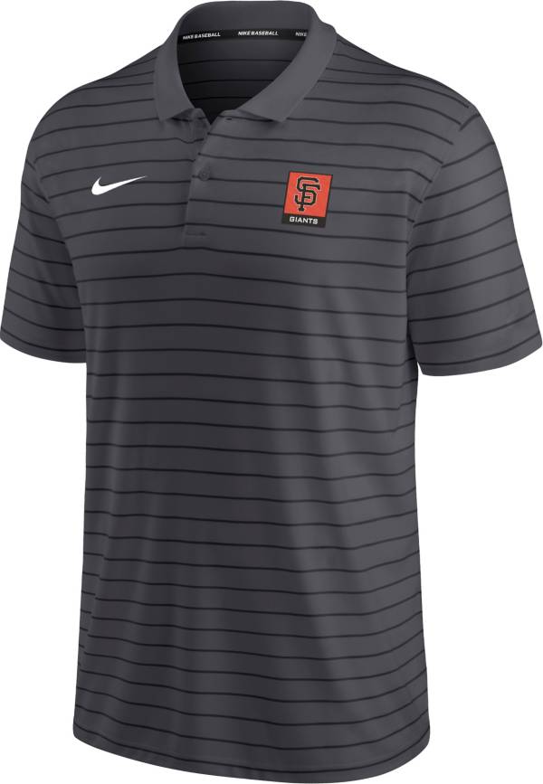 Nike Men's San Francisco Giants Black Striped Polo