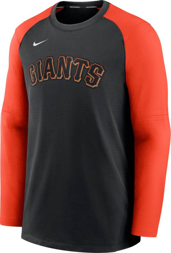 Nike Men's San Francisco Giants Black Authentic Collection Pre-Game Long Sleeve T-Shirt