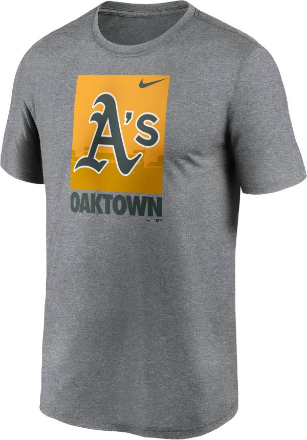 Nike Men's Oakland Athletics Gray Local Legend T-Shirt