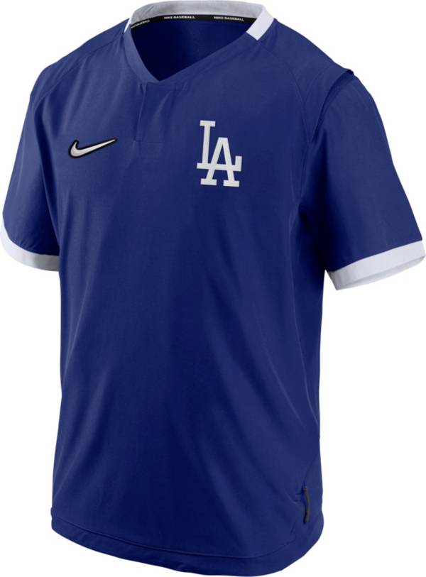 Nike Men's Los Angeles Dodgers Blue Short Sleeve Hot Jacket