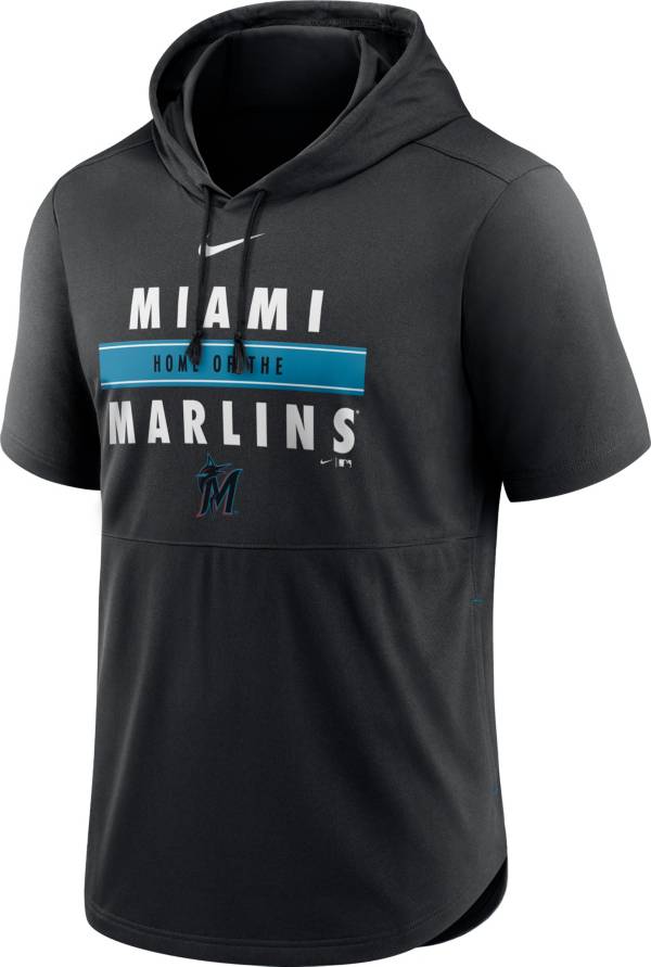 Nike Men's Miami Marlins Black Pullover Hoodie