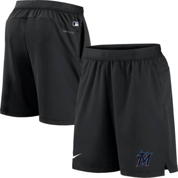 Nike Men's Miami Marlins Black Flex Vent Shorts