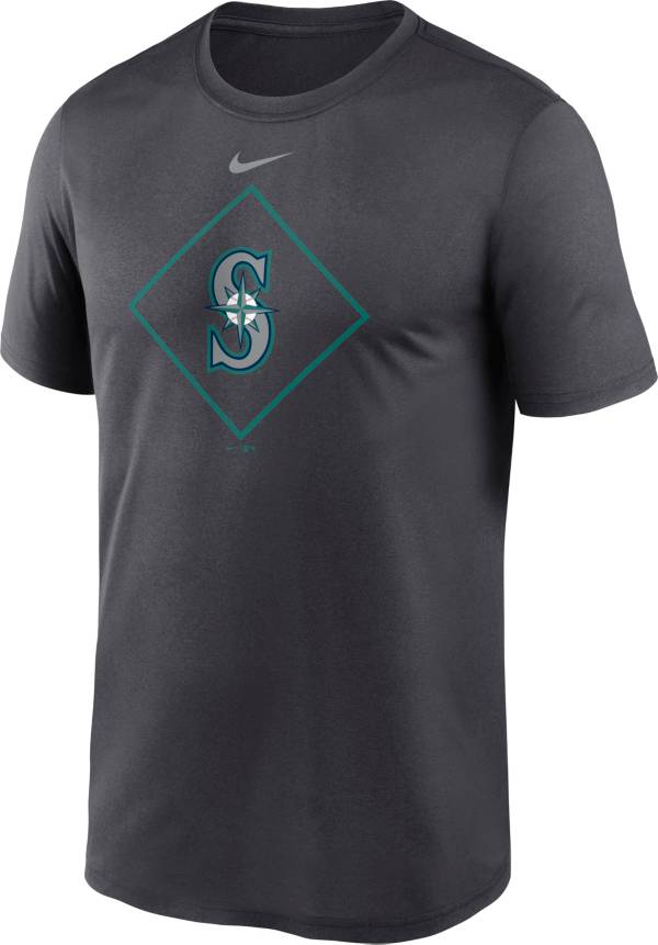 Nike Men's Seattle Mariners Charcoal Legend Icon T-Shirt