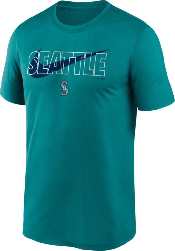 Nike Men's Seattle Mariners Green Swoosh Legend T-Shirt