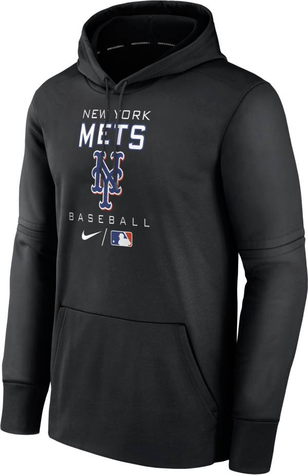 Nike Men's New York Mets Blue Therma-FIT Hoodie product image