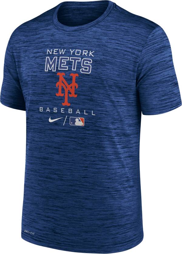 Nike Men's New York Mets Blue Legend Velocity T-Shirt